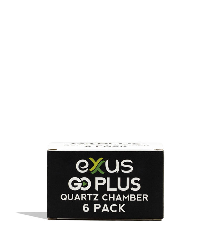 Exxus Vape Go Plus Replacement Heating Chamber 6pk Packaging Front View on White Background