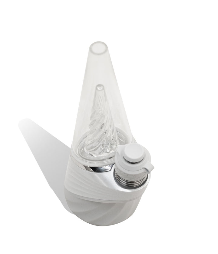 Cloud Puffco Peak Pro Concentrate Vaporizer with 3DXL Atomizer above view on white background