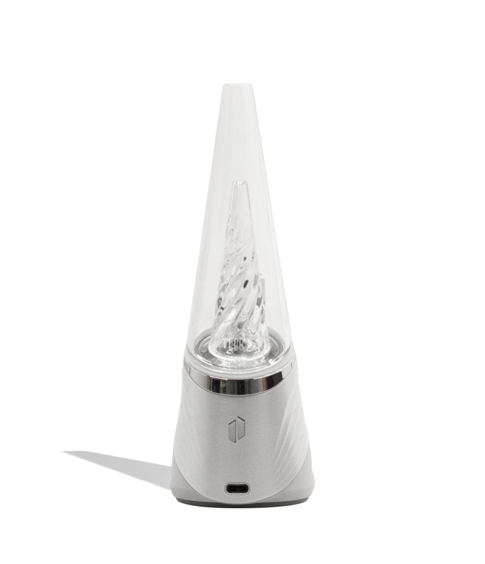 Cloud Puffco Peak Pro Concentrate Vaporizer with 3DXL Atomizer back view on white background