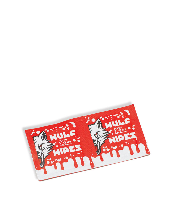 Wulf Mods Wipes 100pk Alcohol Cleaning Wipe 12pk Singles Above View on White Background