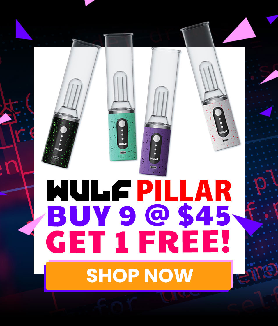 Cyber Monday Wulf Pillar Sale for Got Vape Wholesale