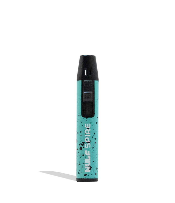 Wulf Mods Spire Pen Torch 18pk teal black spatter on white background