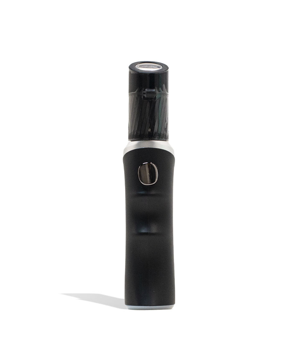 Silver Yocan Black Phaser ACE 2 Concentrate Vaporizer Face View on White Background