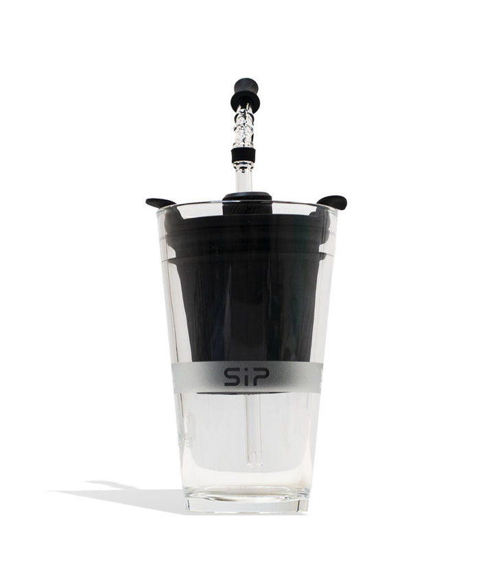 Black Yocan Black SIP Concentrate Vaporizer Front View on White Background