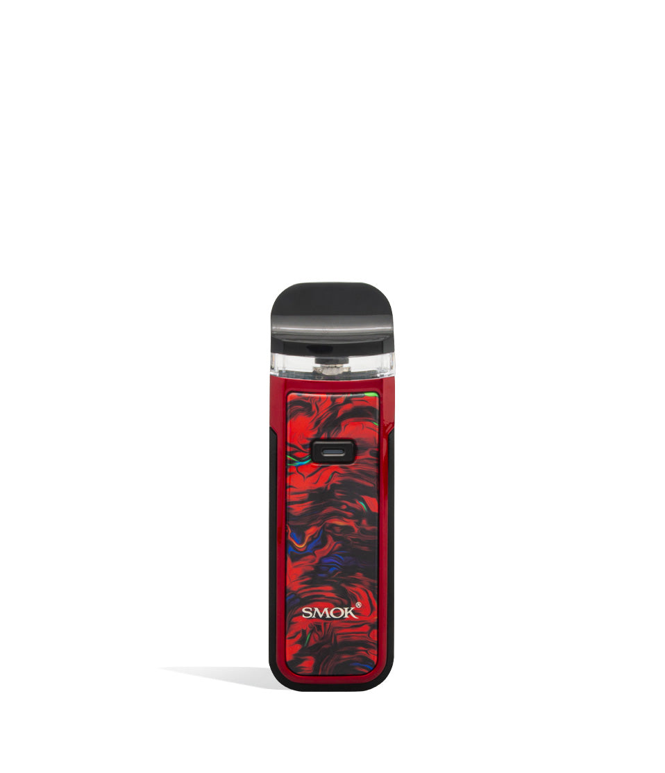 Fluid Red front view SMOK NORD X 60w Pod System on white background