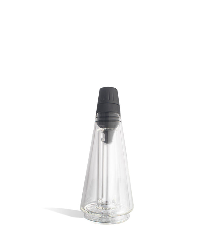 Clear Puffco Peak Travel Glass on white studio background