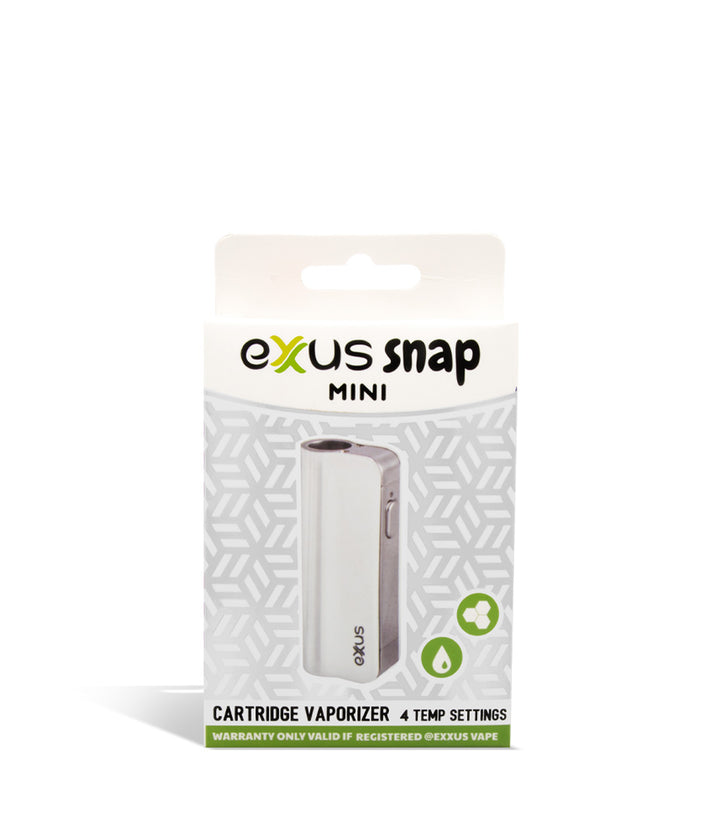 Pearl single pack Exxus Vape Snap VV Mini Concentrate Vaporizer 12pk on white background